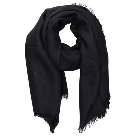 black gucci scarf women's